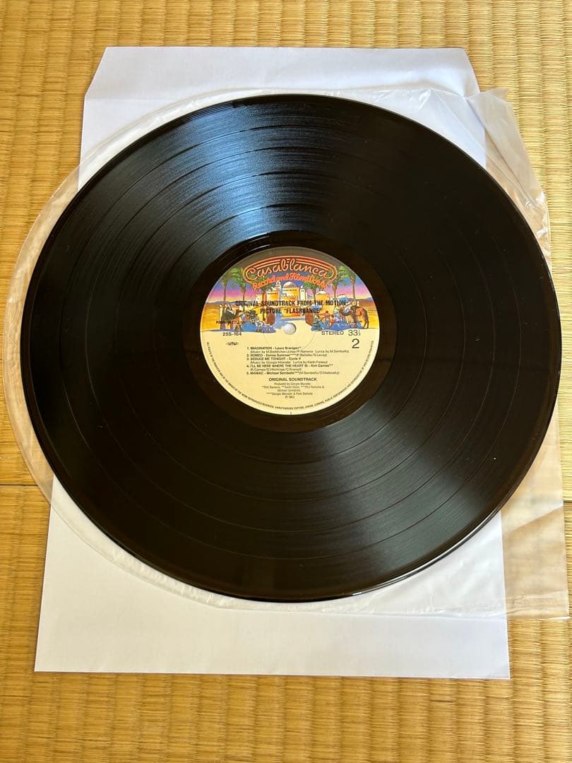 Flashdance Original Soundtrack LP 1983 Japan Vinyl Record With Obi 25S-164