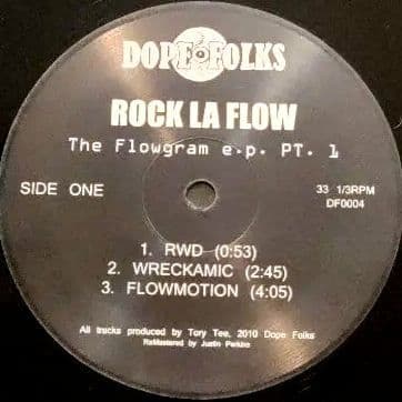 Rock La Flow - The Flowgram E.P. Pt. 1 Vinyl LP Dope Folks Underground Hip Hop