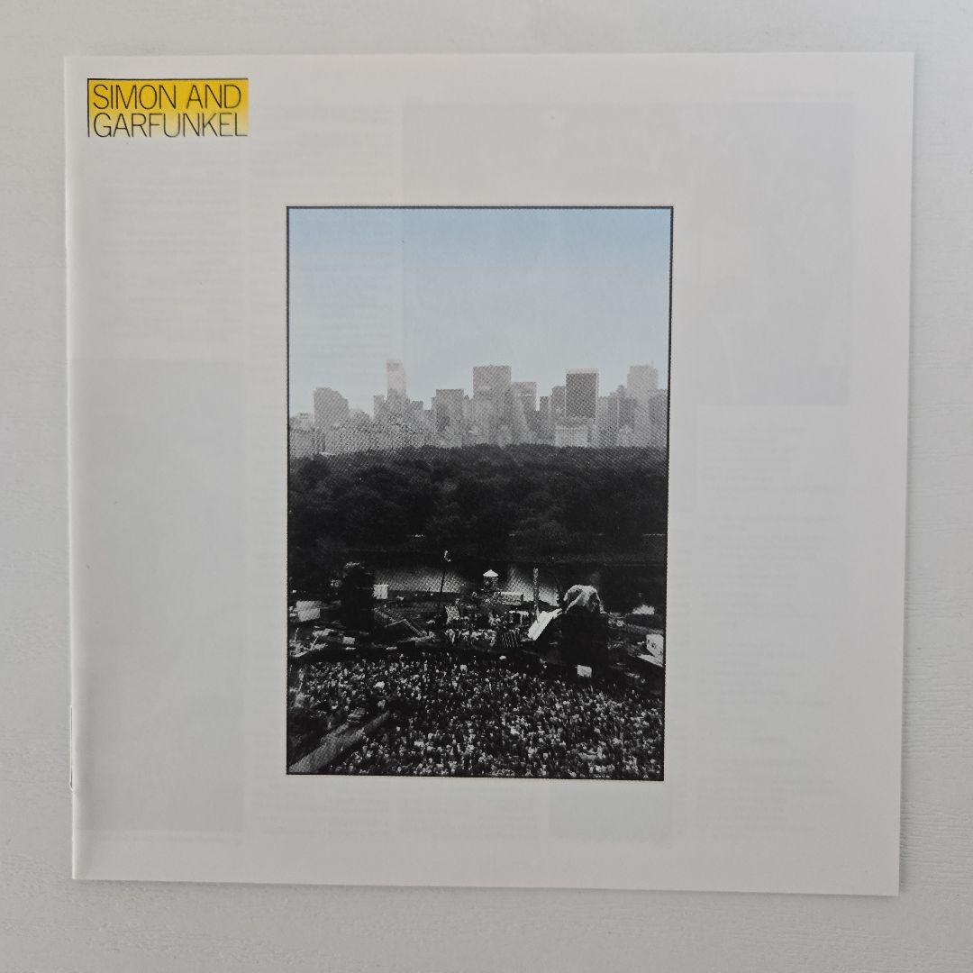 Simon & Garfunkel Central Park Concert Paper Jacket CD Used Music Album | Japansoundstore