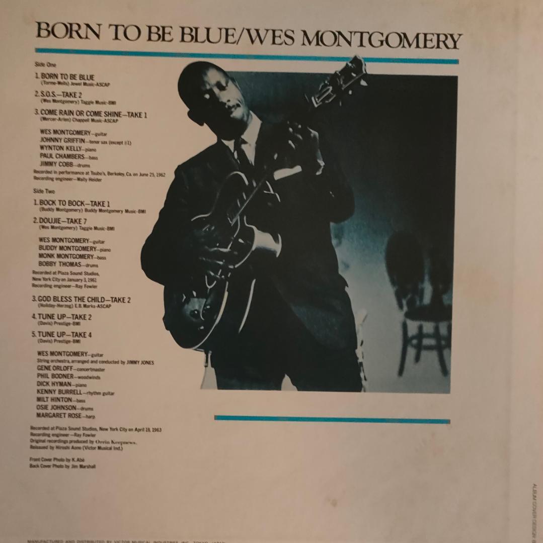 Wes Montgomery - Born To Be Blue LP Vinyl Japan VIJ-4027 Jazz w/ Obi