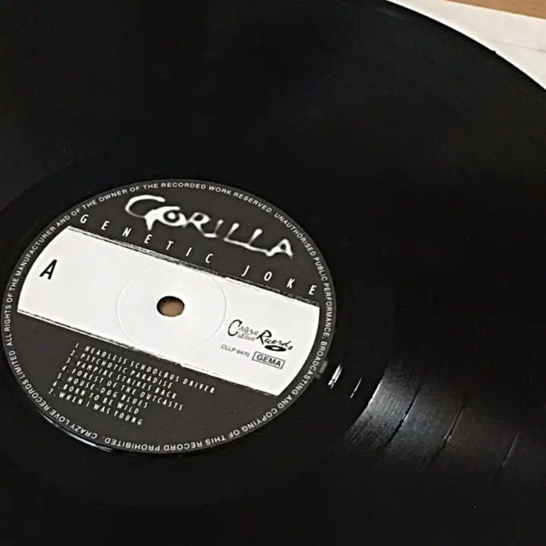 Gorilla - Genetic Joke LP Vinyl 2000 Crazy Love Records Psychobilly