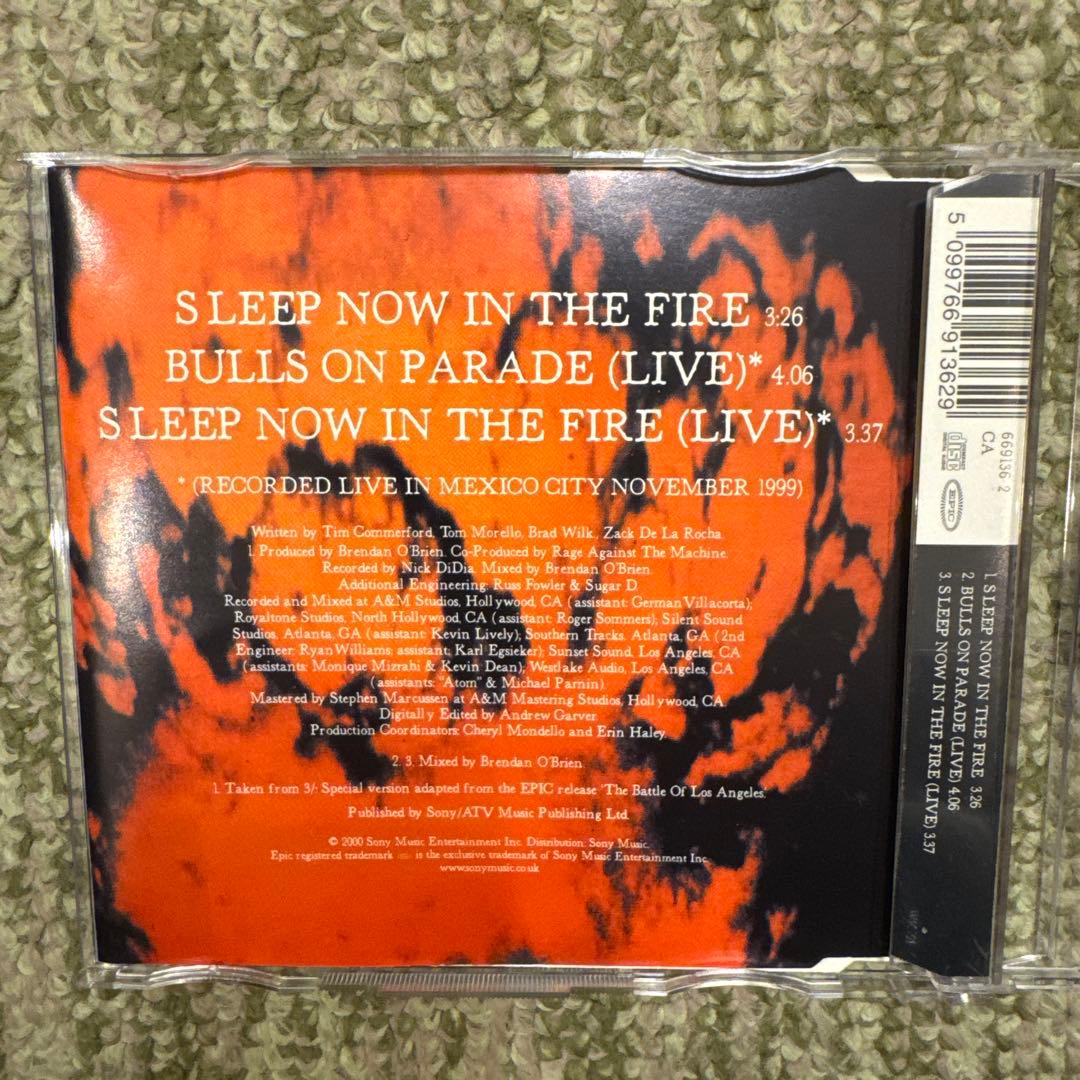 Rage Against The Machine - Sleep Now In The Fire CD Limited Edition