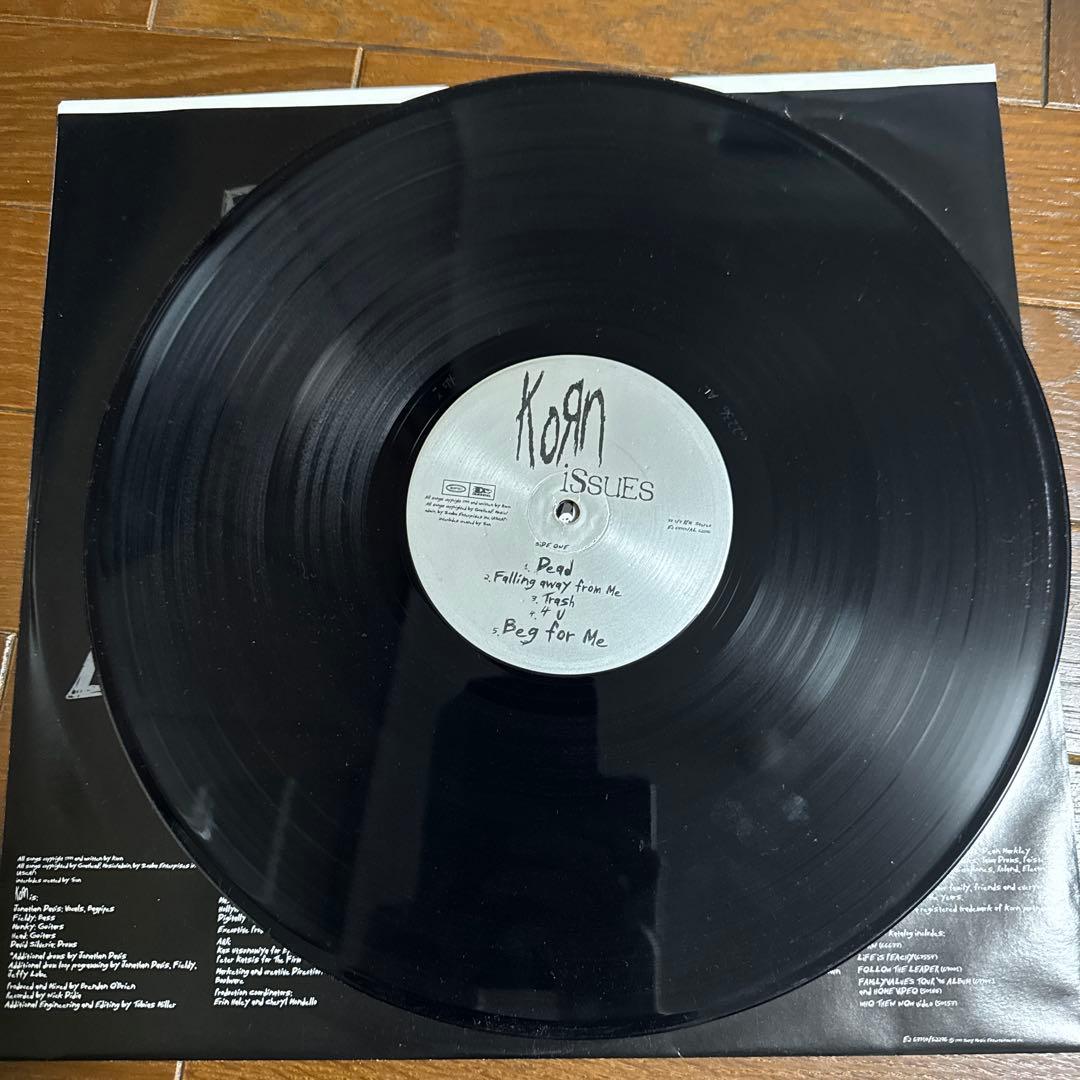 Korn Issues Album 12" Vinyl Record Photo Card Included Black, Used | Japansoundstore