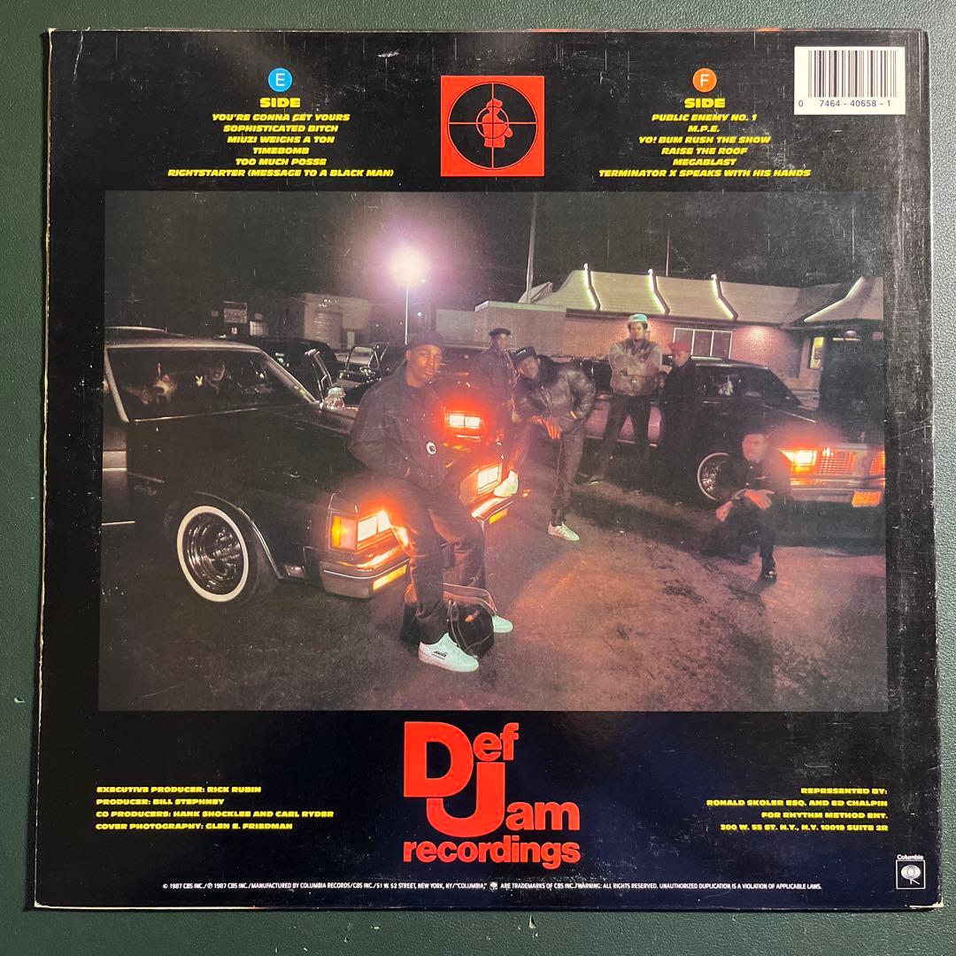 Public Enemy - Yo! Bum Rush The Show LP 1987 US Original Def Jam Vinyl Hip Hop