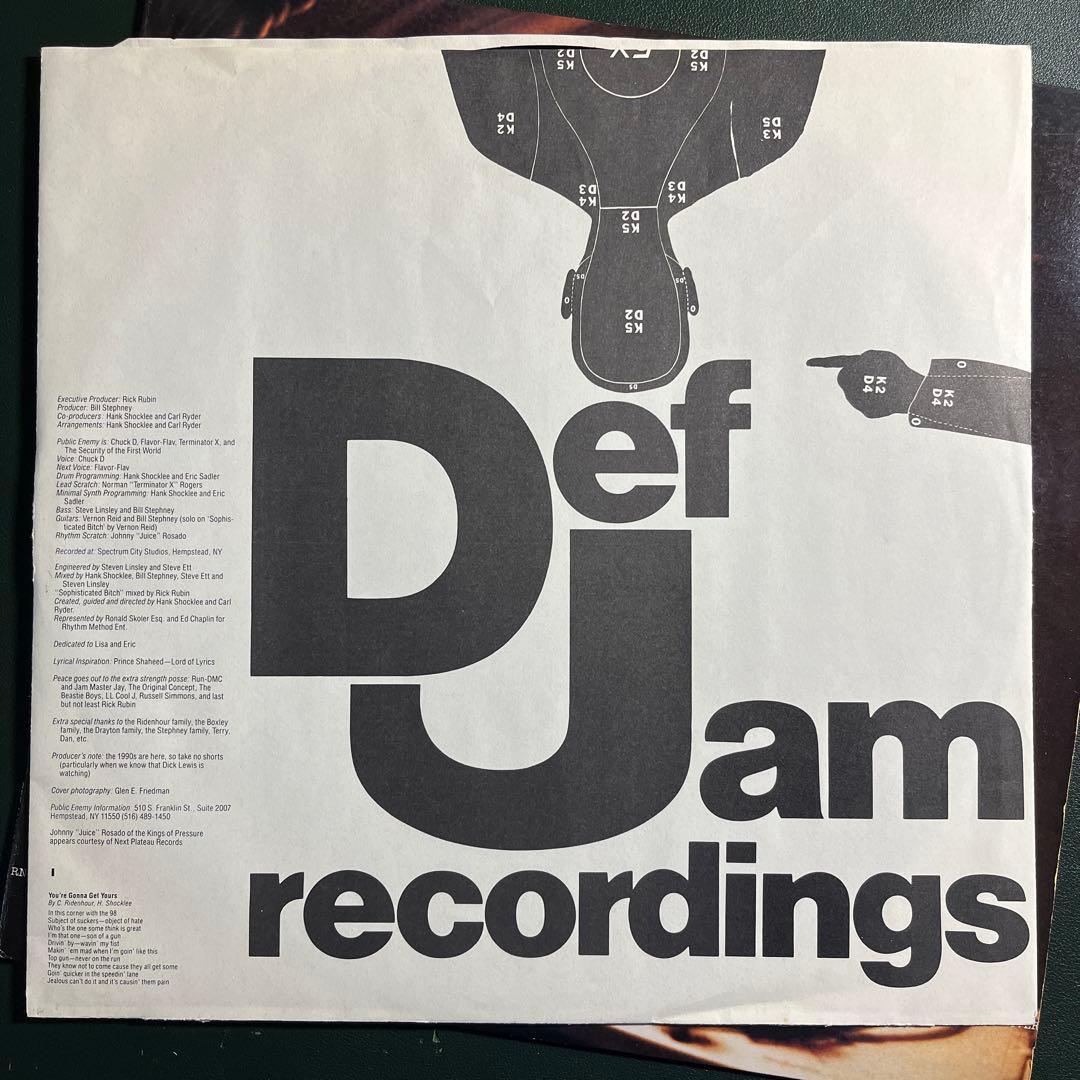 Public Enemy - Yo! Bum Rush The Show LP 1987 US Original Def Jam Vinyl Hip Hop