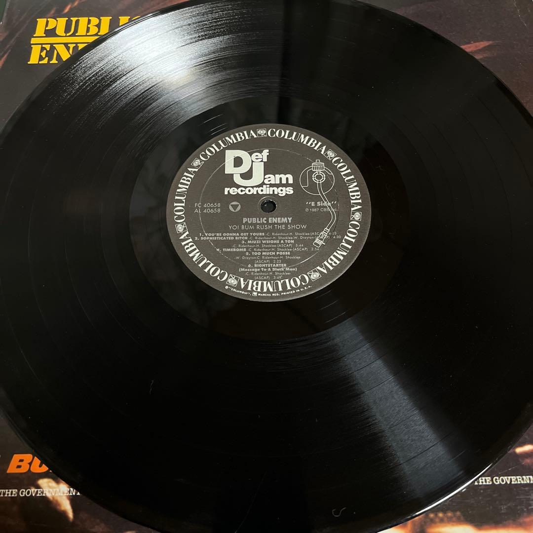 Public Enemy - Yo! Bum Rush The Show LP 1987 US Original Def Jam Vinyl Hip Hop