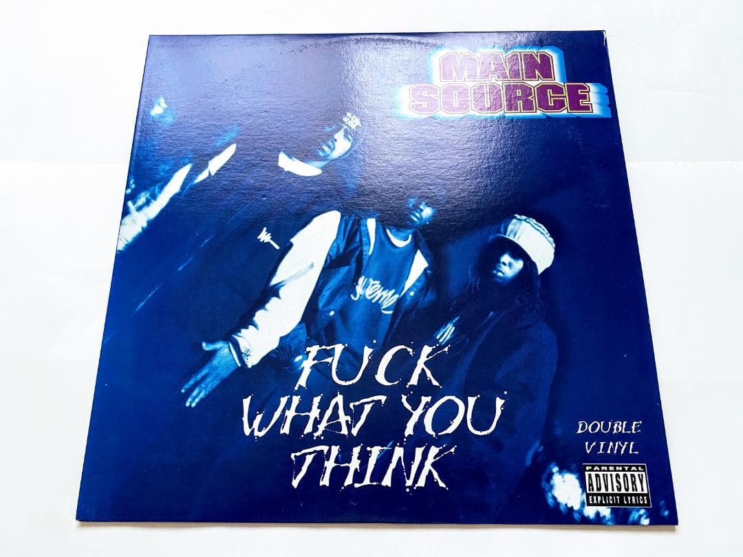 Main Source - Fuck What You Think 2LP Vinyl 1994 Wild Pitch Records Hip Hop