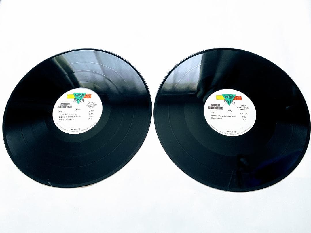 Main Source - Fuck What You Think 2LP Vinyl 1994 Wild Pitch Records Hip Hop