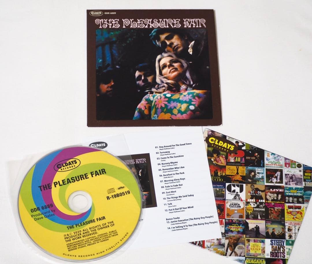 The Pleasure Fair CD Paper Sleeve Japan Press with OBI 2020 Remaster ODR-6889