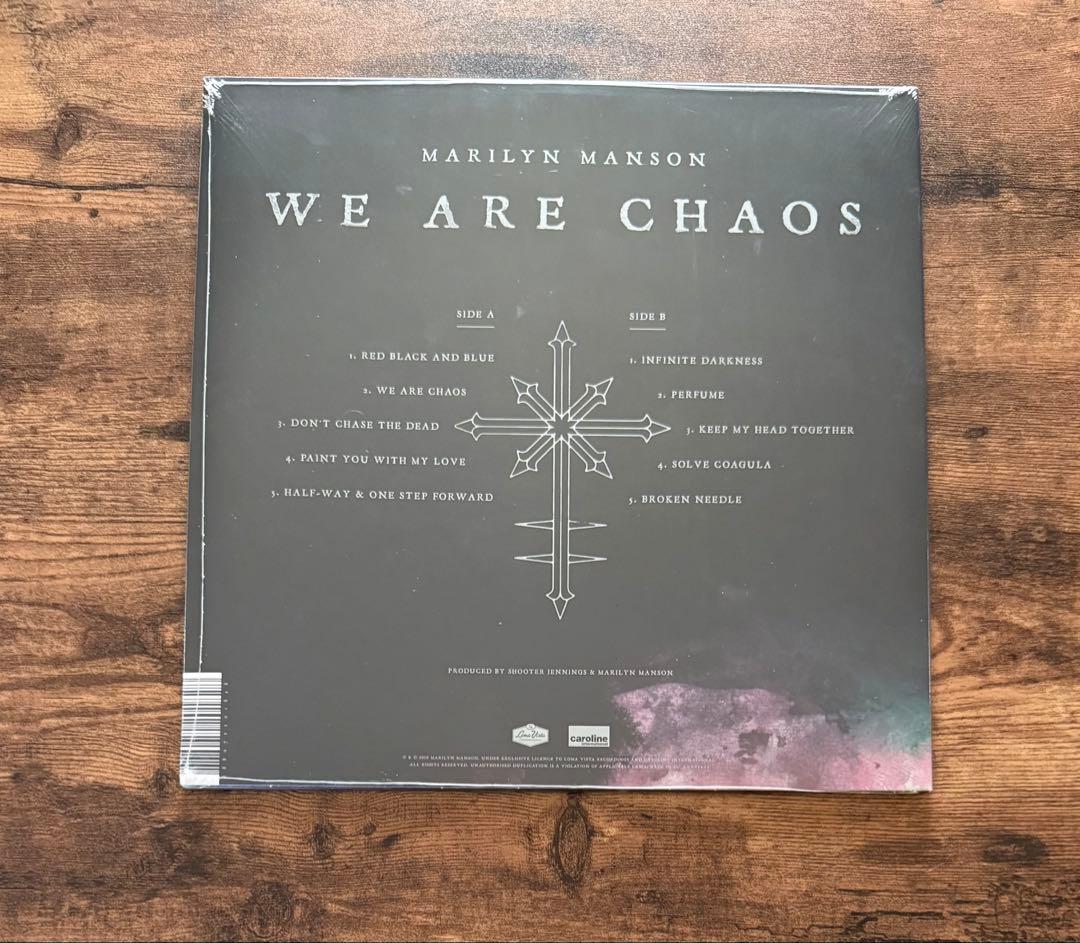 Marilyn Manson We Are Chaos Limited Edition White Vinyl LP 2020 EU Import Japan