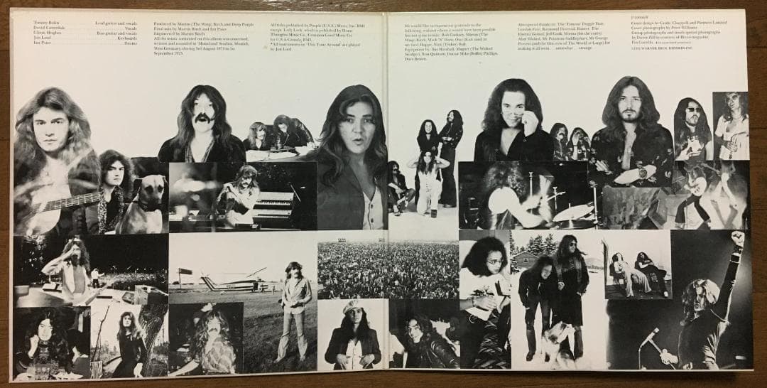 Deep Purple - Come Taste the Band LP 1975 Japan Warner Bros. P-10066W Vinyl