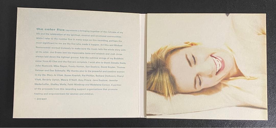 Jacqui Naylor - The Color Five CD, 2006 Japan Press, Mini LP Gatefold Edition