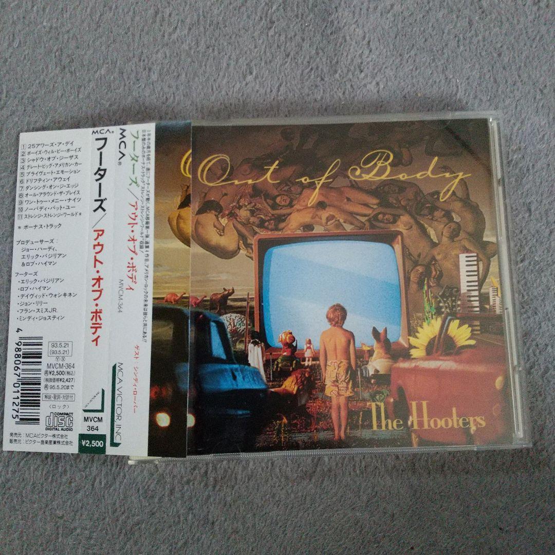 The Hooters - Out of Body CD Japan Press with OBI 1993, 11 Tracks, MVCM-364