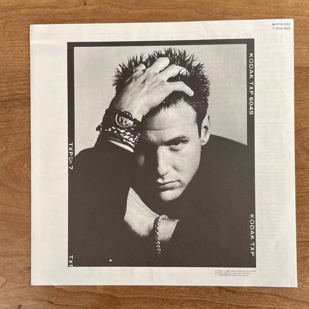 Corey Hart - Young Man Running 1988 Japan LP Vinyl Record w/ Obi & Lyric Sheet