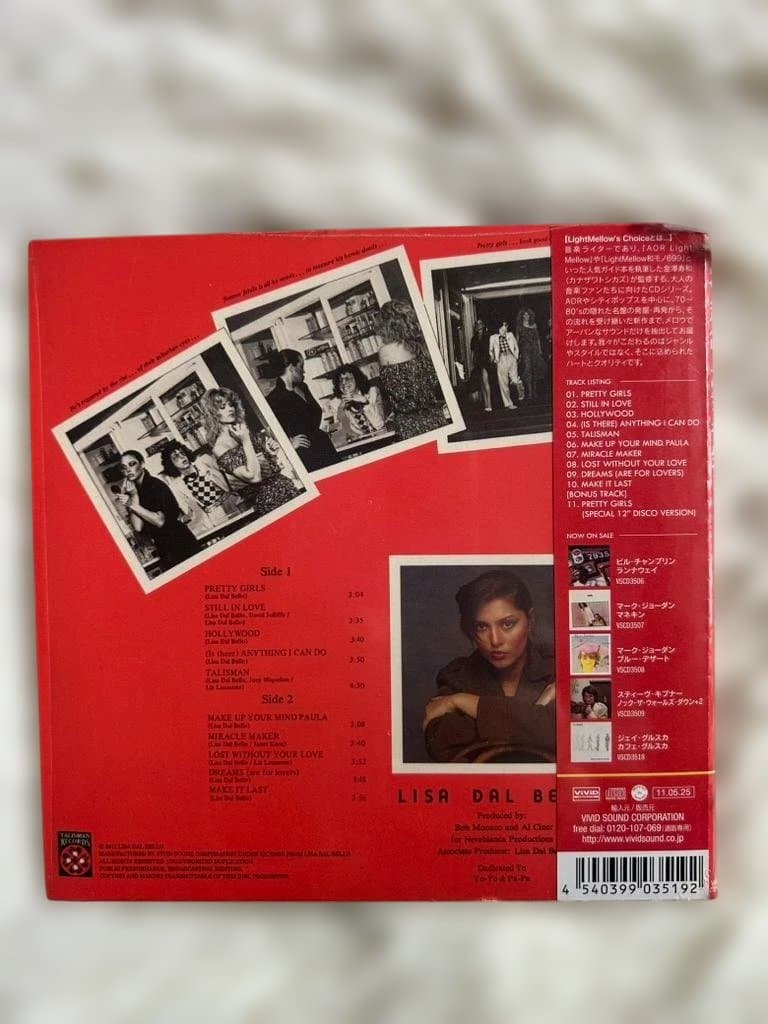 Lisa Dal Bello Pretty Girls CD Japan紙ジャケット・帯付き未使用に近い | Japansoundstore