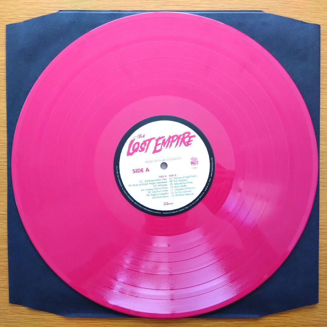 Alan Howarth - The Lost Empire LP Vinyl Soundtrack Rockin' Jelly Bean Pink Wax