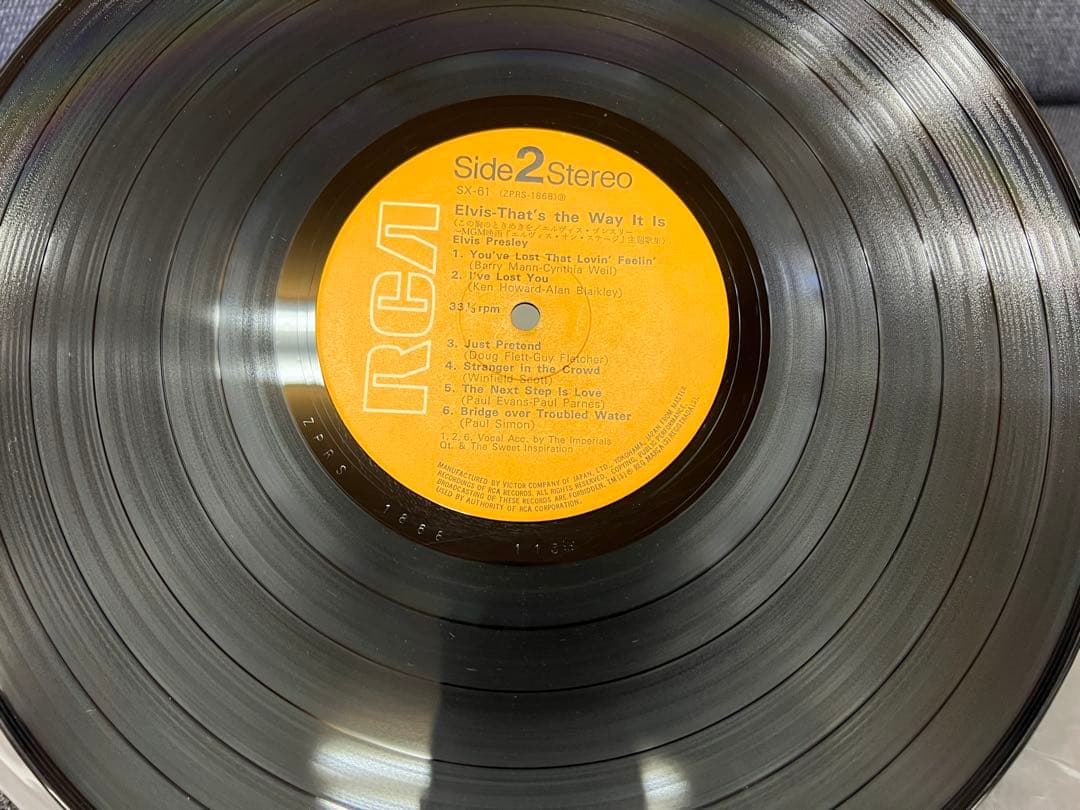 Elvis Presley That’s The Way It Is Japan Vinyl LP RCA SX-61 Original Obi