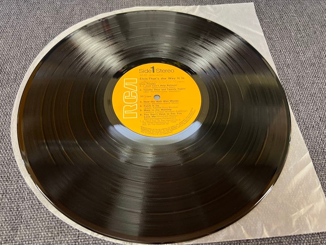Elvis Presley That’s The Way It Is Japan Vinyl LP RCA SX-61 Original Obi