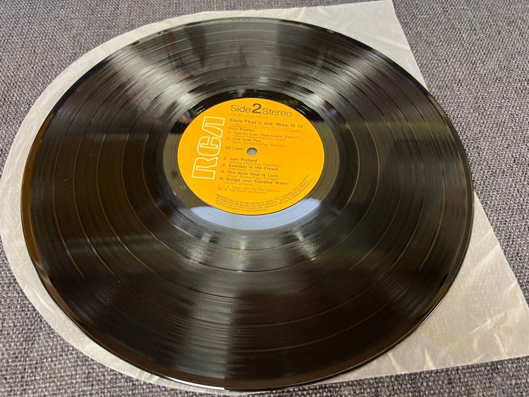 Elvis Presley That’s The Way It Is Japan Vinyl LP RCA SX-61 Original Obi