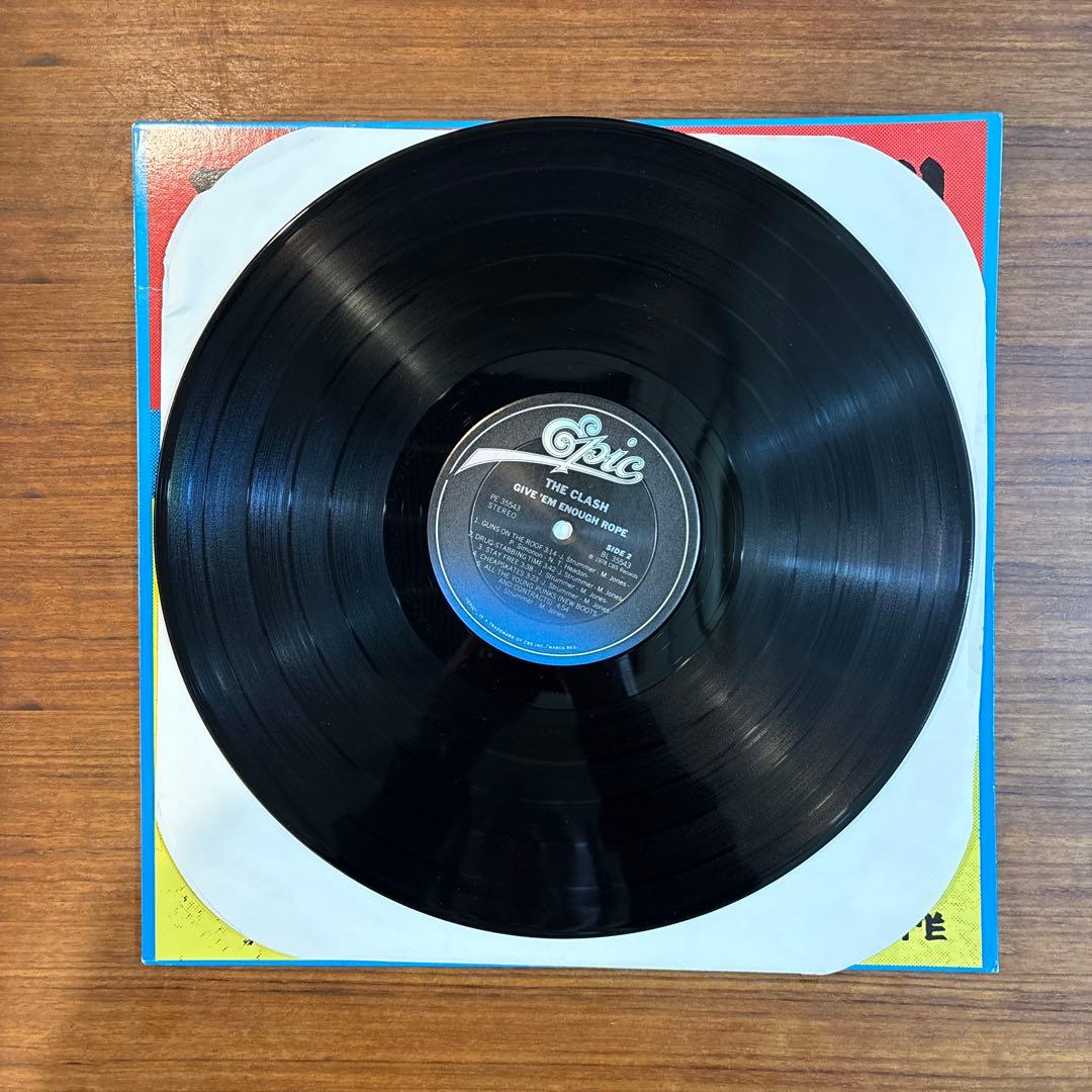 The Clash Give 'Em Enough Rope Vinyl Record Black Excellent Condition | Japansoundstore