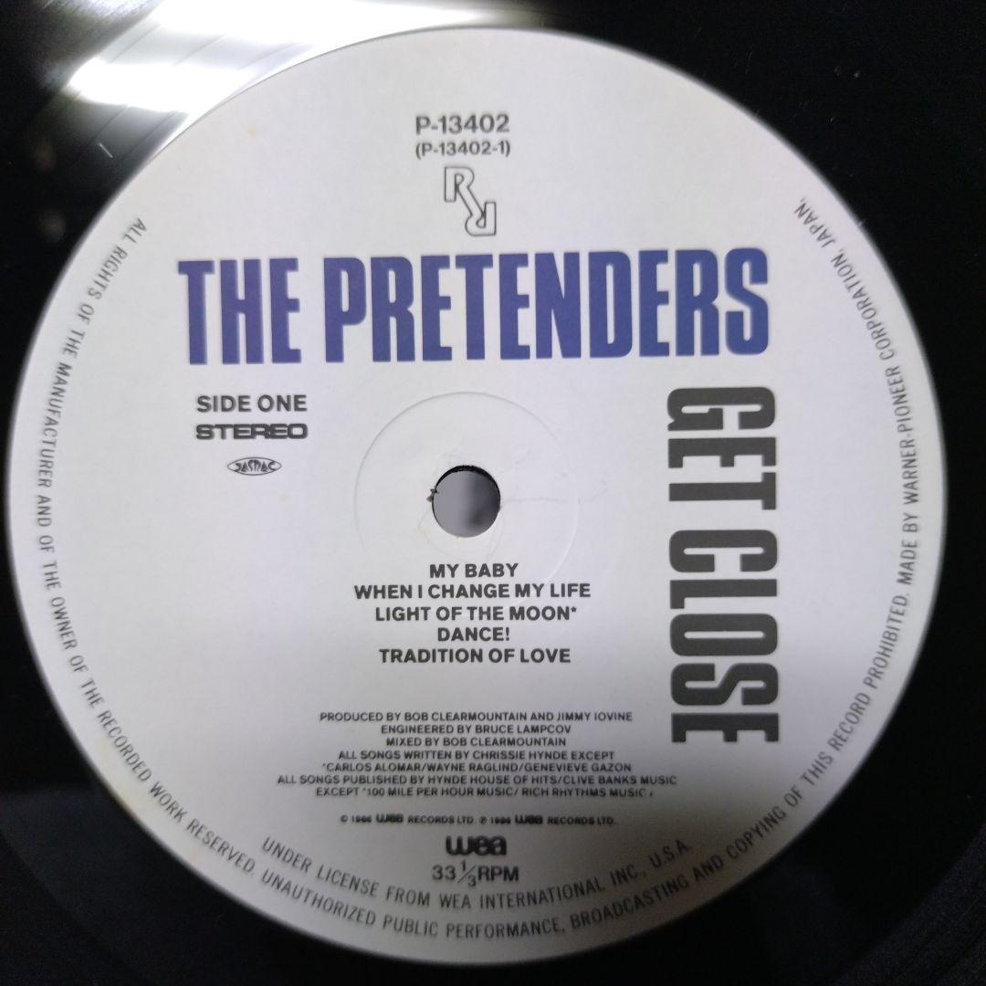 The Pretenders - Get Close Vinyl LP Japan Pressing w/ OBI Insert Rock