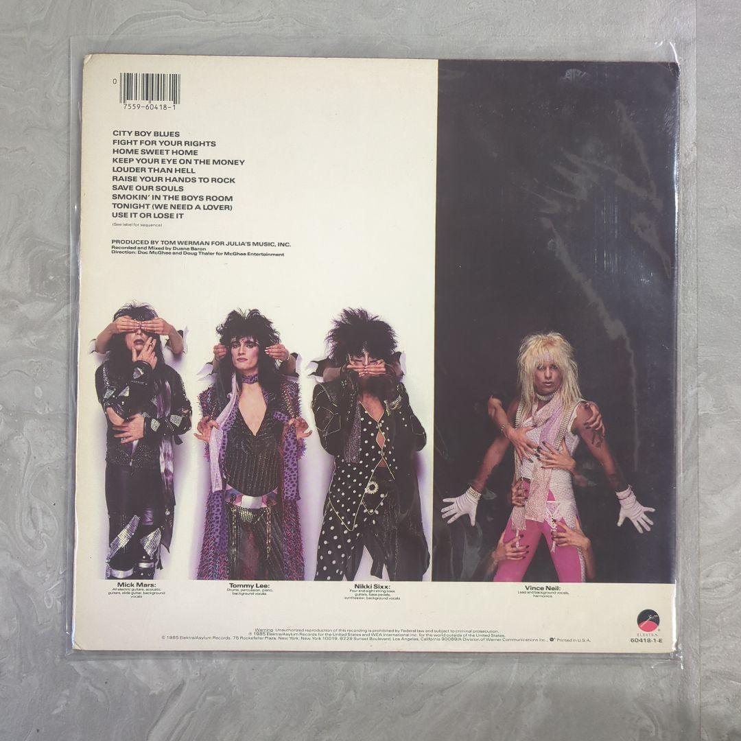 Motley Crue Theatre of Pain Vinyl LP 1985 Glam Metal Elektra Records