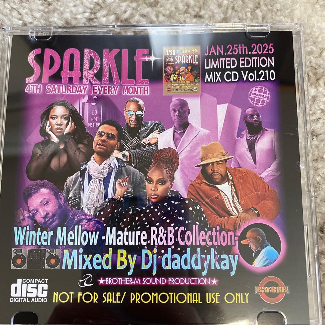DJ daddykay - Sparkle Vol. 210 Winter Mellow Mature R&B Mix CD 2025 Japan Promo