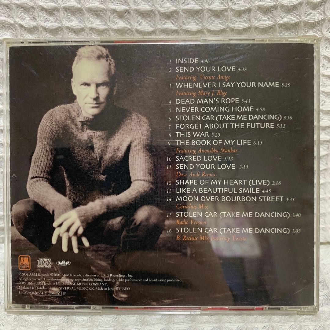 Sting Sacred Love Japan Press CD with OBI Limited Edition 16 Tracks UICY-9836