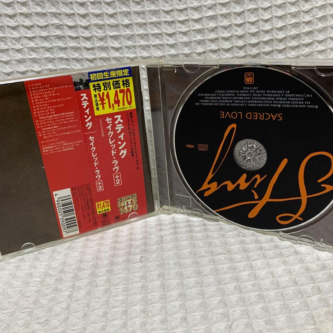 Sting Sacred Love Japan Press CD with OBI Limited Edition 16 Tracks UICY-9836