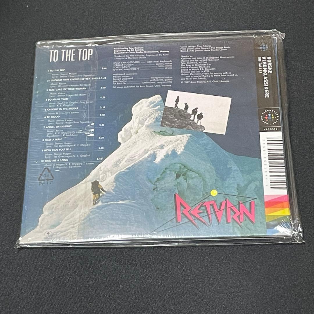 Return - To The Top CD Limited Remastered Edition Melodic Hard Rock Norway