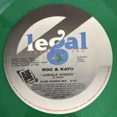Roc & Kato - Jungle Kisses 10" Vinyl Single Green Wax House Music US Original