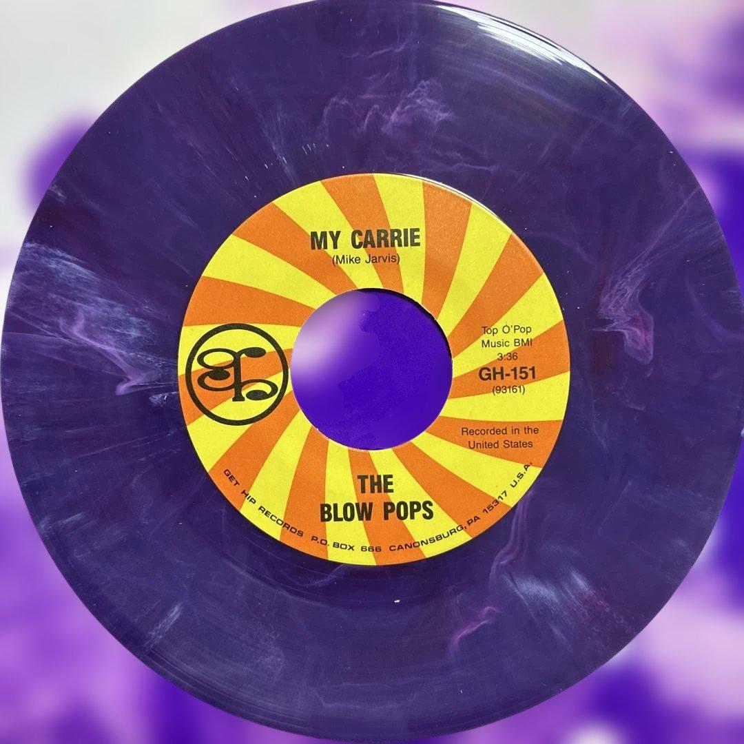 The Blow Pops - My Carrie 7" Vinyl Purple Marble Color Indie Garage Pop 1993