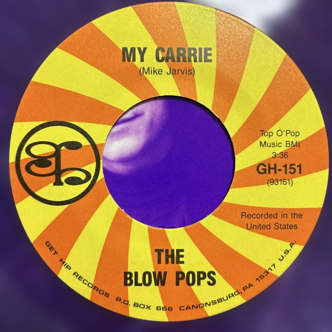 The Blow Pops - My Carrie 7" Vinyl Purple Marble Color Indie Garage Pop 1993