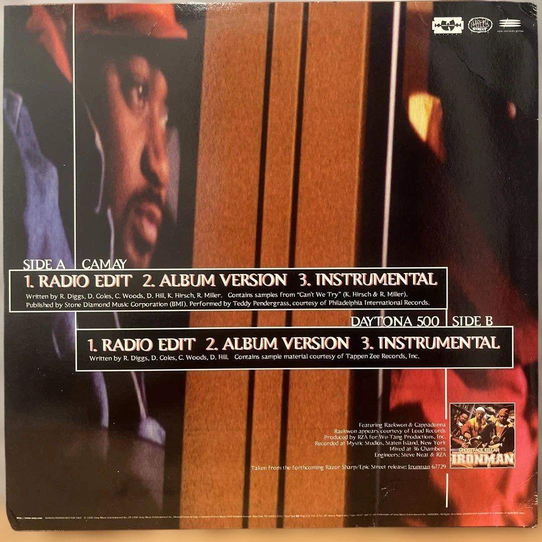 Ghostface Killah - Camay / Daytona 500 12" Vinyl Single RZA Wu-Tang