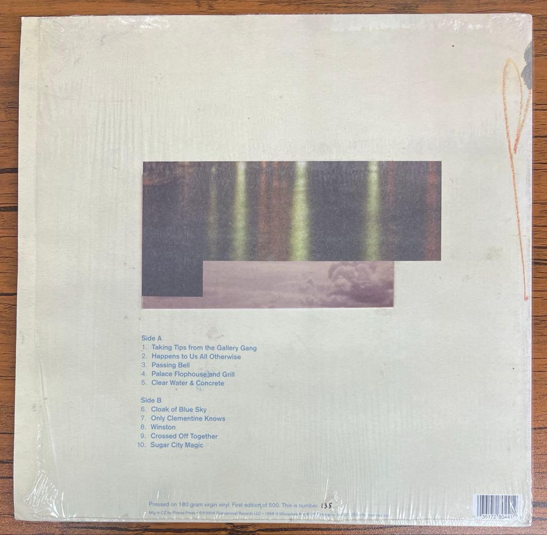 Bound Stems - The Family Afloat LP 180g Orange Vinyl Indie Rock 2008 Flameshovel