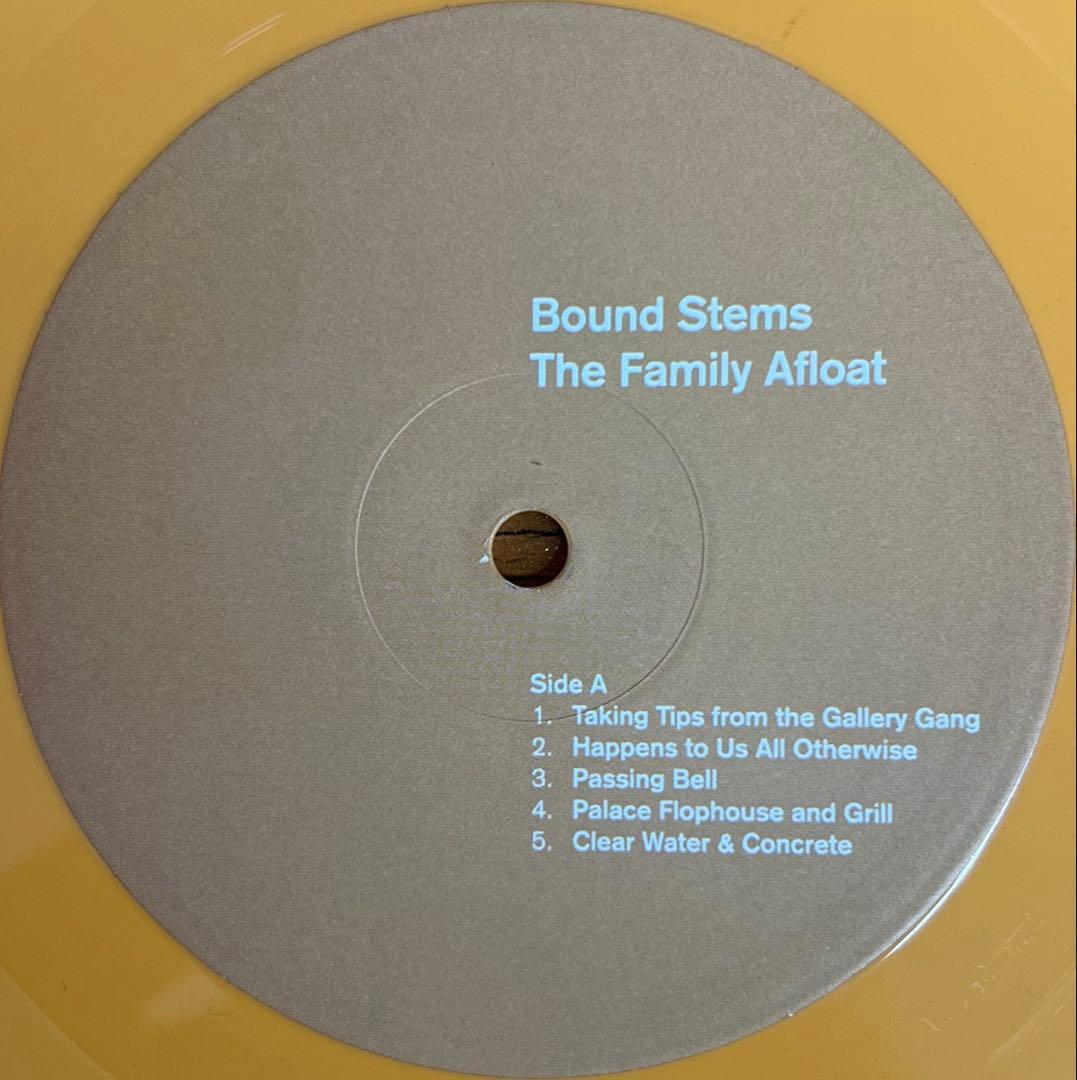 Bound Stems - The Family Afloat LP 180g Orange Vinyl Indie Rock 2008 Flameshovel