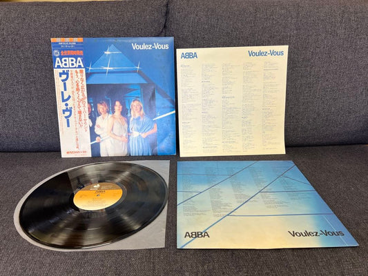 ABBA Voulez-Vous LP Japan 1979 Discomate DSP-5110 Vinyl Record with Obi Insert