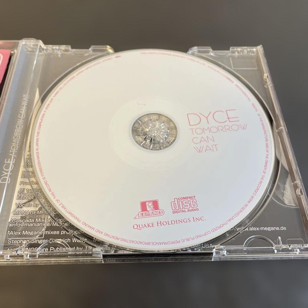 DYCE - Tomorrow Can Wait CD Japan Press with Exclusive Bonus Tracks QWCE-00003