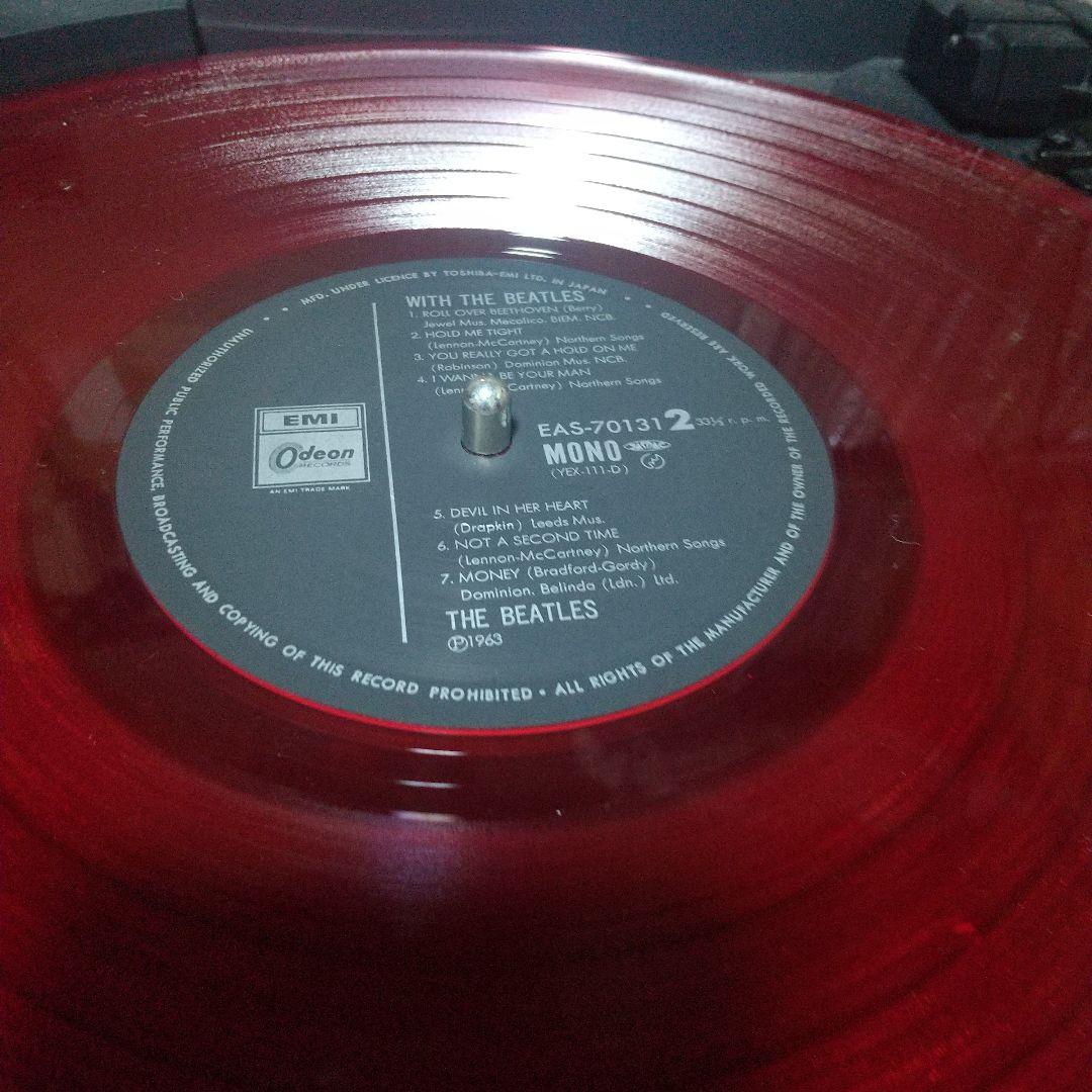 The Beatles With The Beatles Vinyl LP Japan Red Wax Mono EAS-70131 Limited 1986