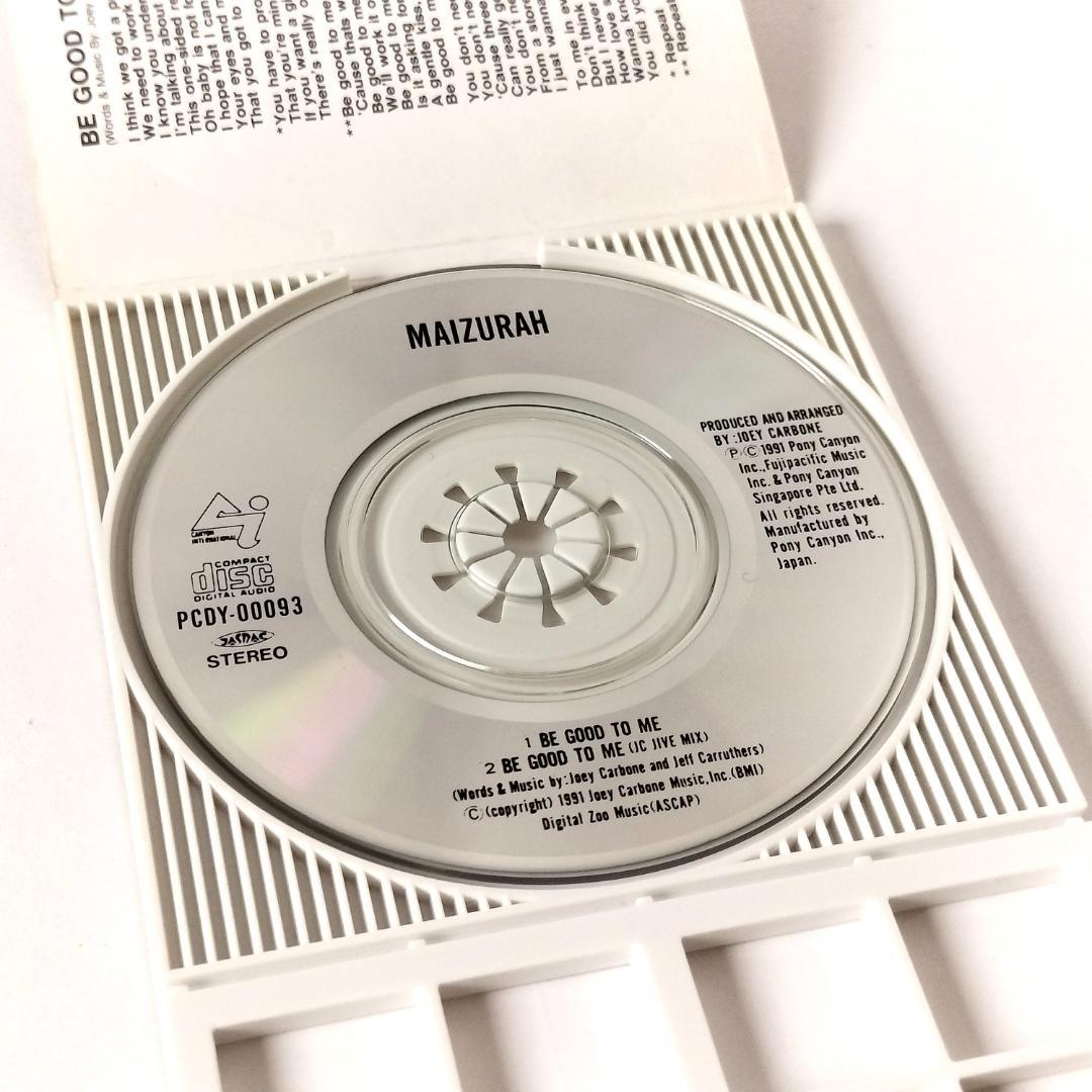 Maizurah Be Good To Me 8cm CD Single Japan Press 1991 PCDY-00093