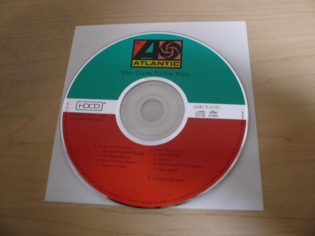 Yes - Close To The Edge CD Japan Press Mini LP Sleeve with OBI AMCY-6292