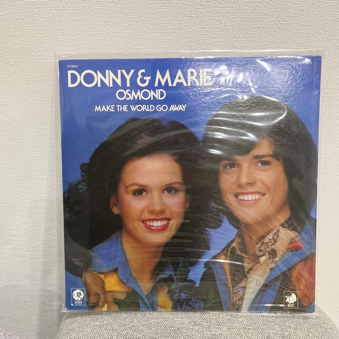 Donny & Marie Osmond Make The World Go Away Vinyl LP Japan Pressing w/ Obi