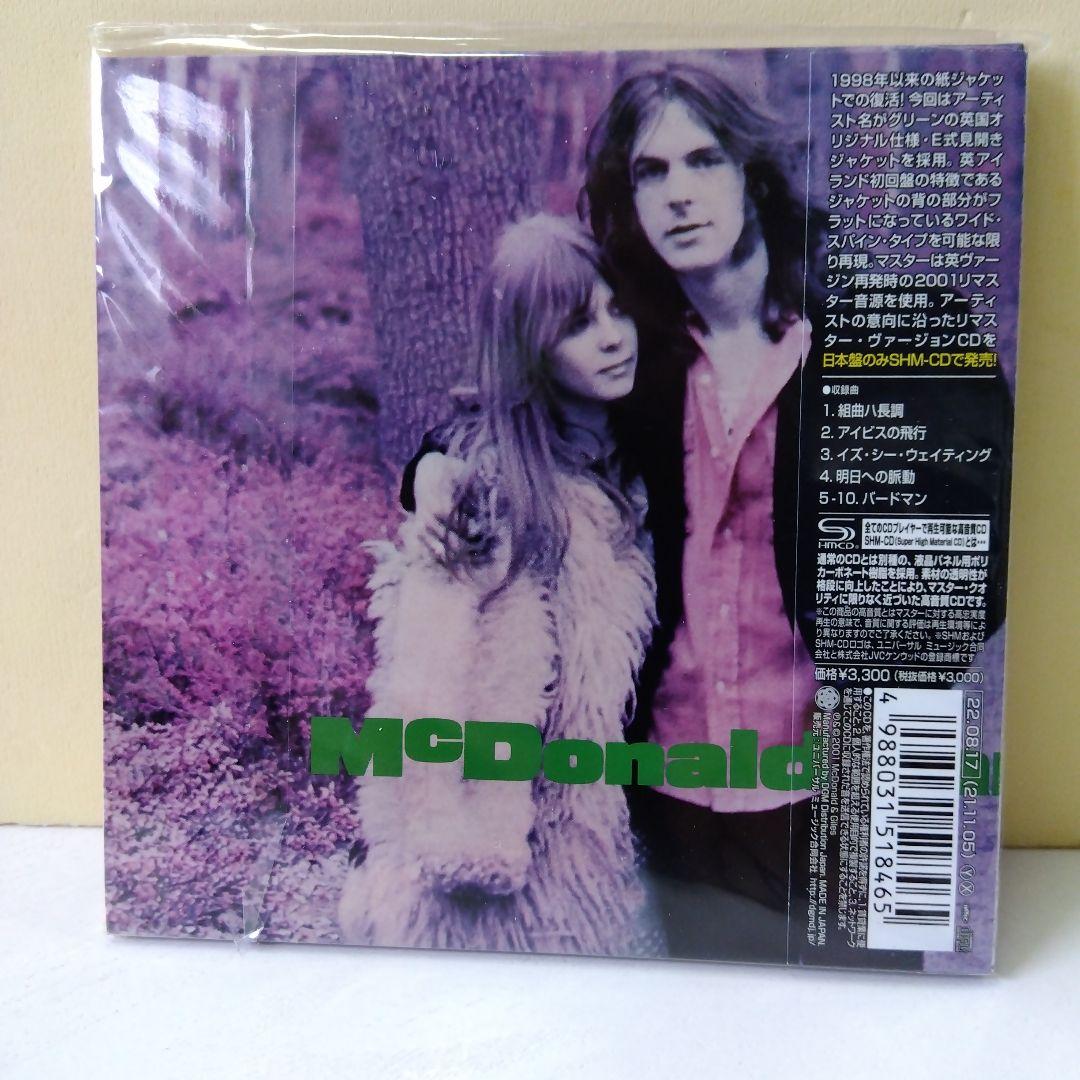 McDonald & Giles CD SHM-CD Paper Sleeve Remastered 2001 Limited | Japansoundstore