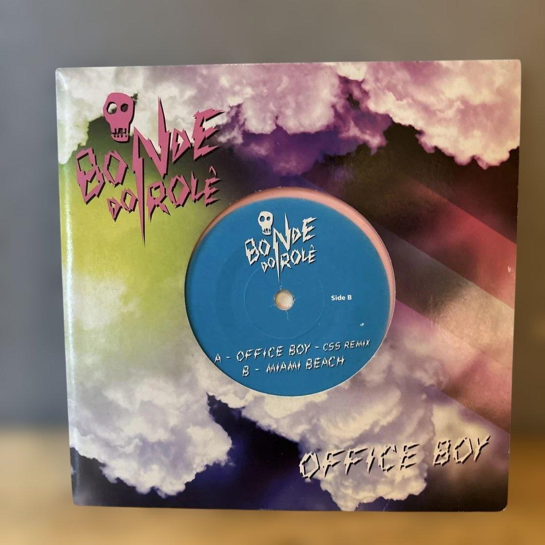 Bonde Do Role - Office Boy (CSS Remix) 7" Vinyl Record Pink Color