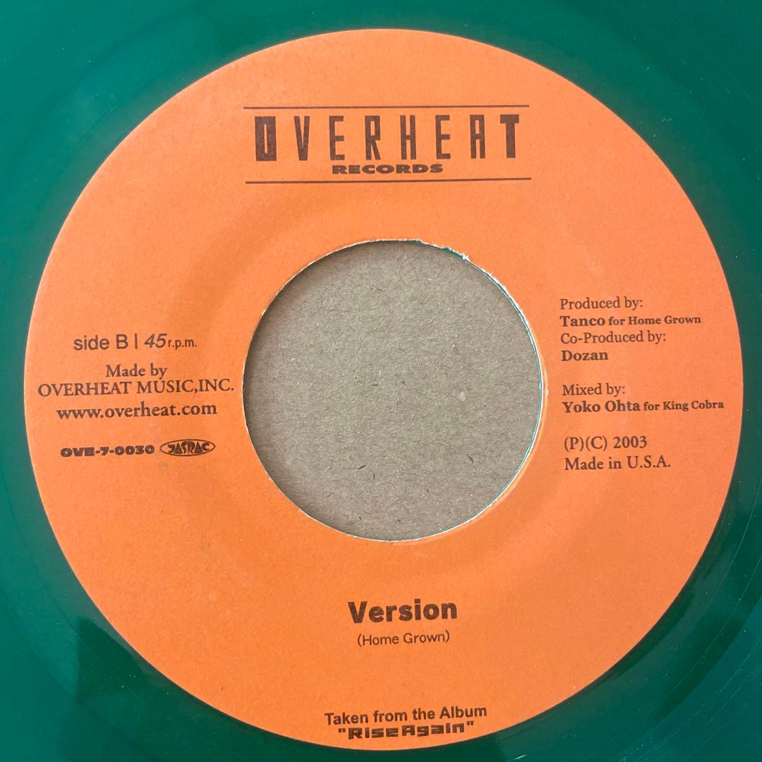 MOOMIN - 栽培したい～世界中で～ 7" Vinyl Record Japanese Reggae Overheat