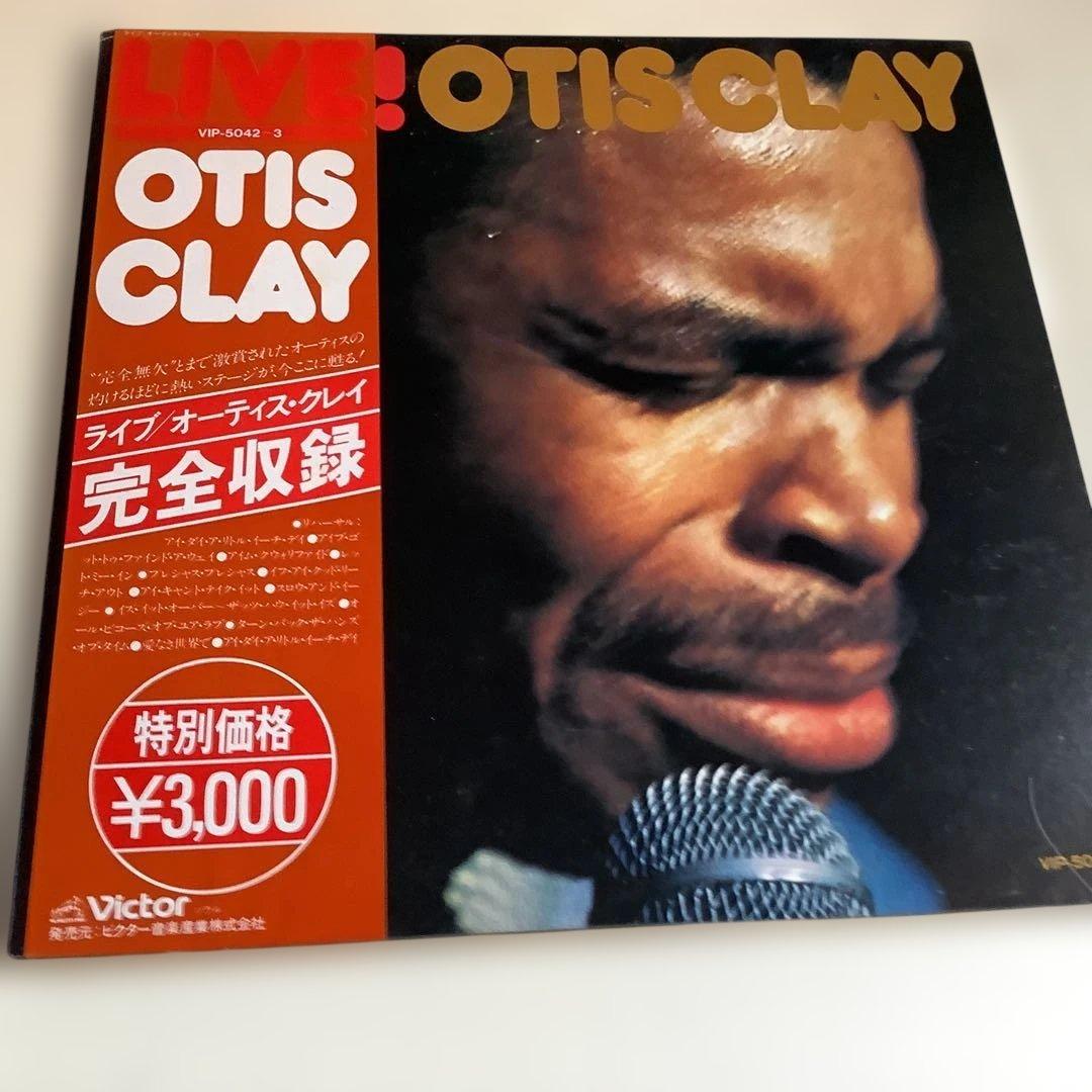 OTIS CLAY Live! Otis Clay 2LP Gatefold Vinyl Record Japan Victor VIP-5042 Obi