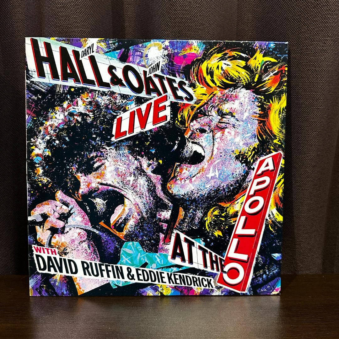Daryl Hall & John Oates Live At The Apollo Vinyl LP Japan Pressing With Insert
