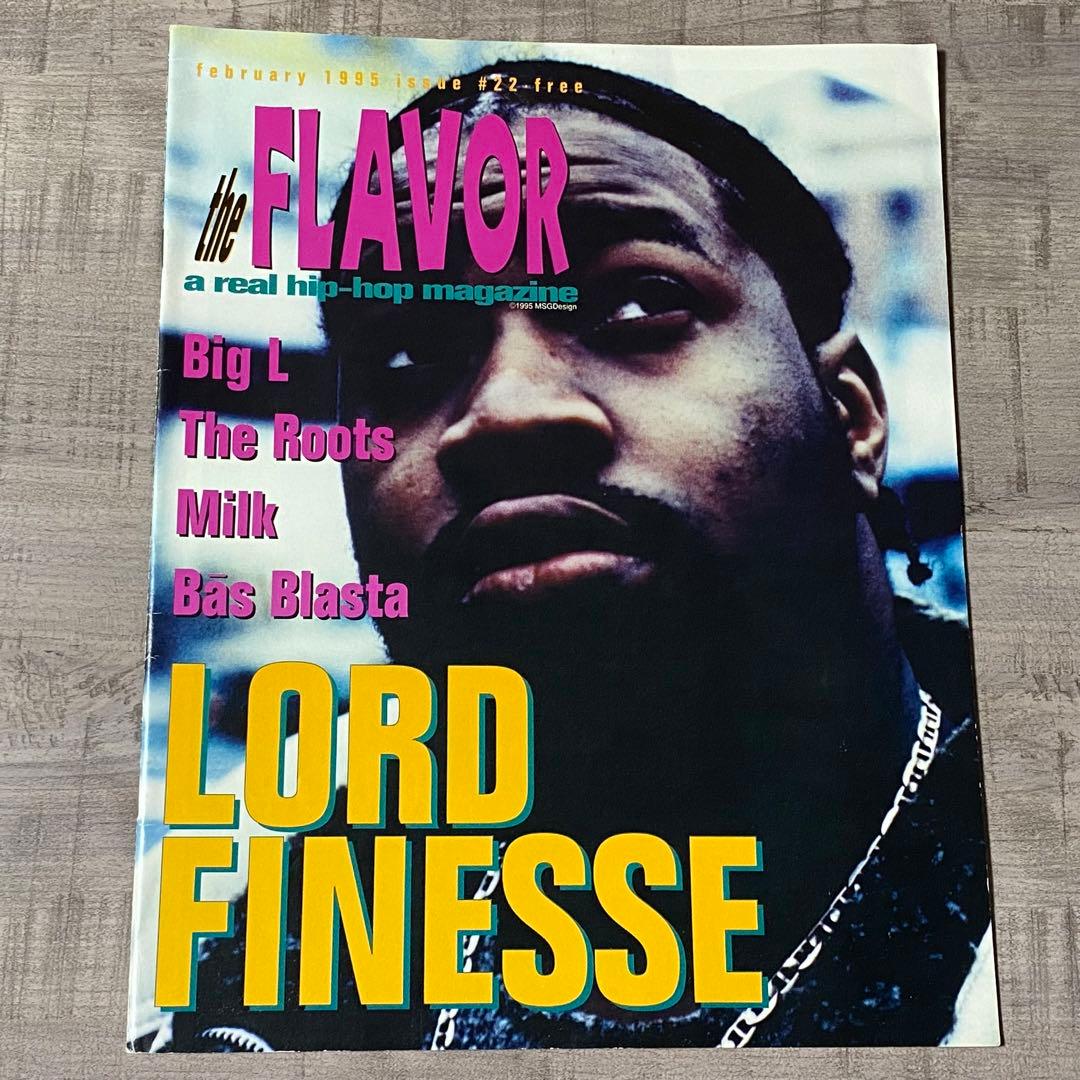 Vintage Hip Hop Magazine The Flavor February 1995 Lord Finesse Big L The Roots