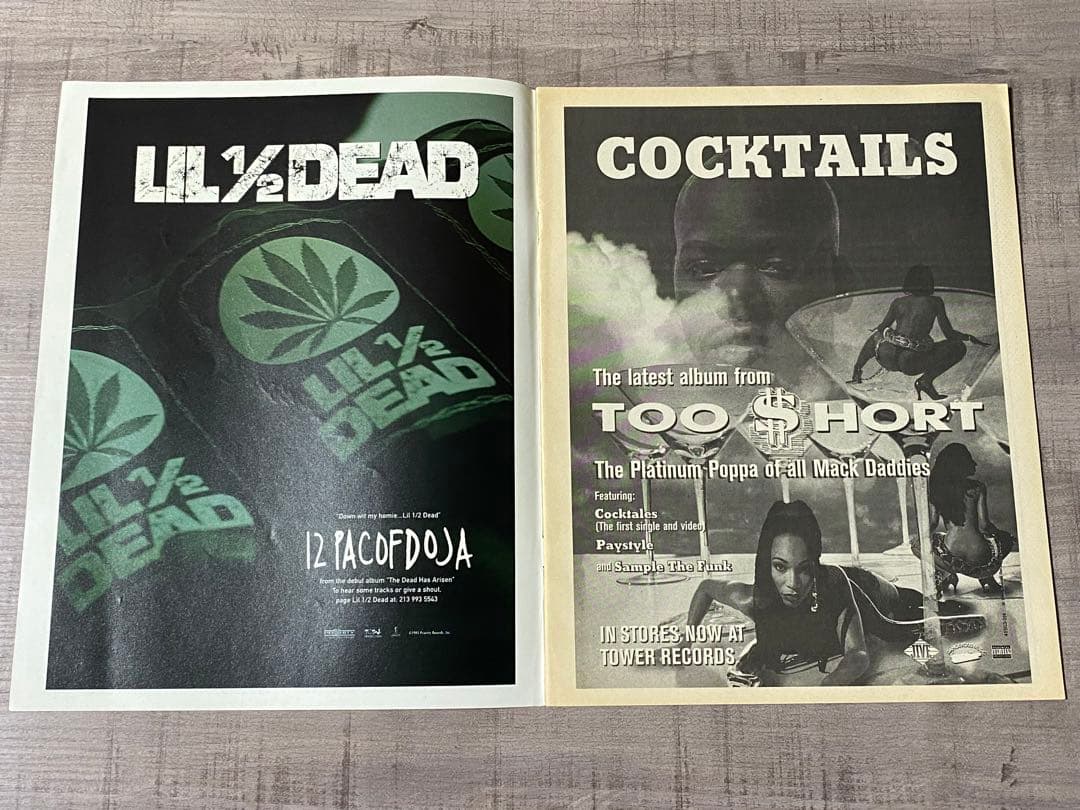 Vintage Hip Hop Magazine The Flavor February 1995 Lord Finesse Big L The Roots