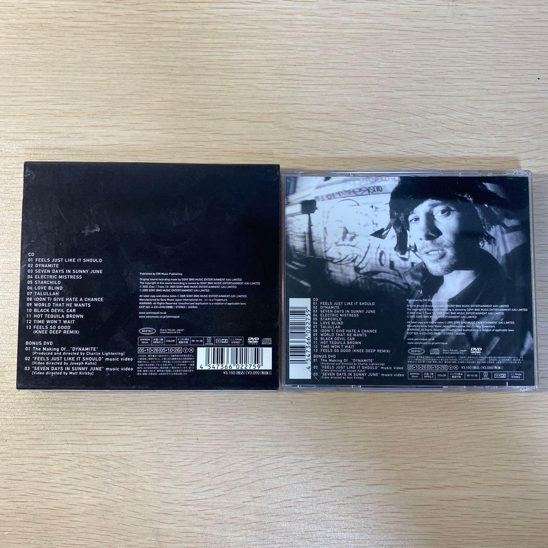 Jamiroquai Dynamite CD+DVD Japan Press Limited Edition 2005